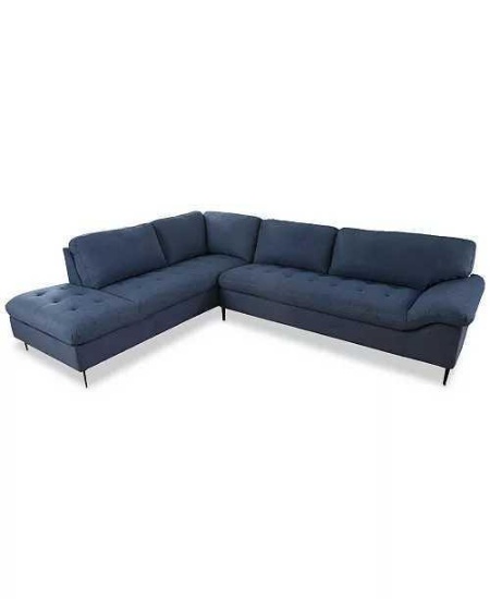 Torbin 90" 2-Pc. Fabric Sectional Sofa, (PARTIAL) CHAISE SECTION ONLY