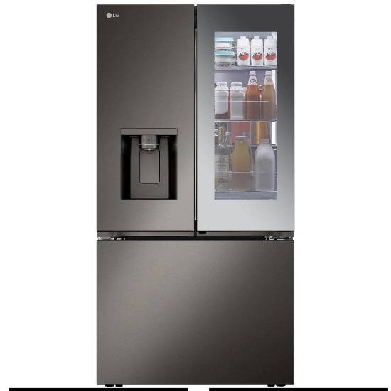LG 26 Cu. Ft. Black Stainless Steel Counter Depth French Door Refrigerator #LRYKC2606D