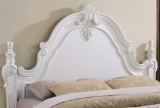Furniture of America Eugene Traditional Solid Wood Headboard - White