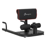 3 in 1 Padded Push Up Sit Up Squat Machine Home Gym Fitness Equipment - Black