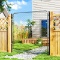 Garden Door Gate for Yard Entrance Way, 26