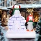 5 ft Lighted Christmas Inflatables Outdoor Decorations Penguins