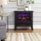 Infrared Electric Fireplace Stove Heater - Black