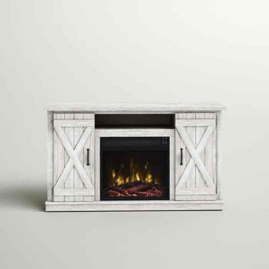Lorraine TV Stand for TVs up to 55" with Electric Fireplace