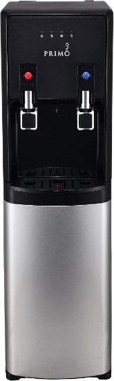 Primo Bottom-Loading Water Dispenser - 2 Temp (Hot-Cold) - Black