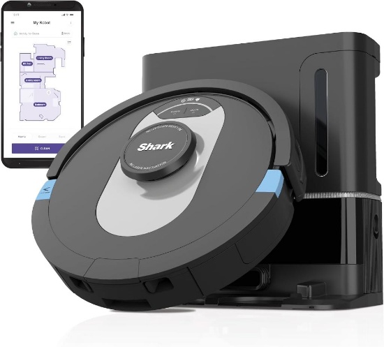 Shark AI Ultra Robot Self-Empty Vacuum, Black