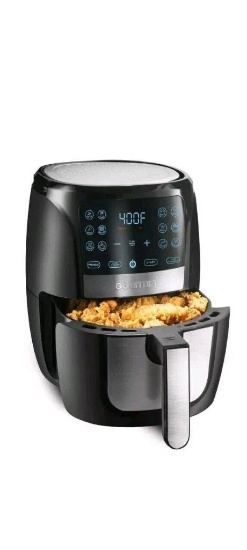 Gourmia Digital 6 Qt/5.7L Digital Air Fryer, Black