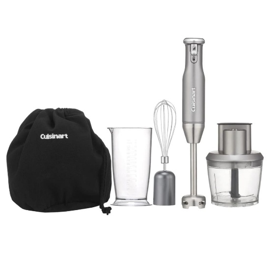 Cuisinart Variable Speed Immersion Blender with Food Processor & Storage Bag