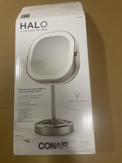 Conair LED Double-Sided 1x/10x Vanity Mirror