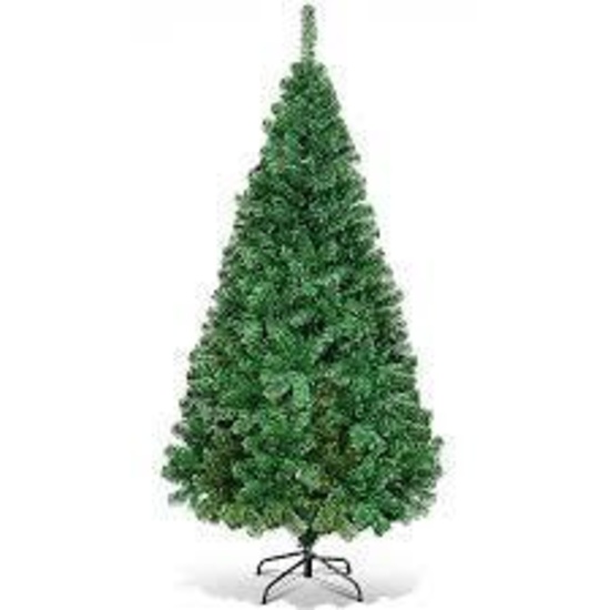 5-ft Green Full Artificial Christmas Tree with Metal Stand