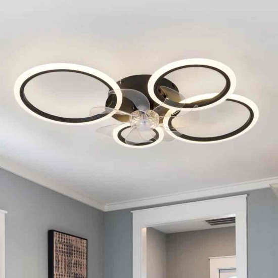 Blade Dimmable LED Ceiling Fan with Remote Control