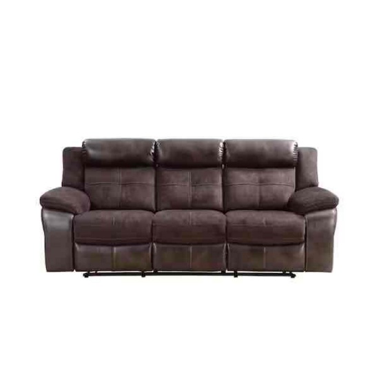 Steve Silver Pueblo 91 in. Leatherette Straight Manual Recliner Sofa