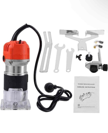 Wood Router Tool Kit, 30000R/MIN Electric Hand Trimmer