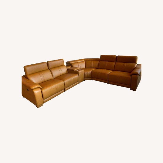 Wade Logan Ayshea Upholstered Power Reclining Sectional (Partial)