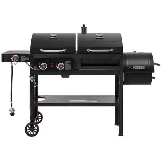 Royal Gourmet 2-Burner Propane Gas and Charcoal Combo Grill