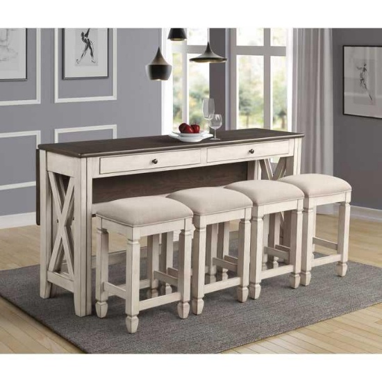 Waverly Cream Mahogany Drop Leaf (Counter top only)