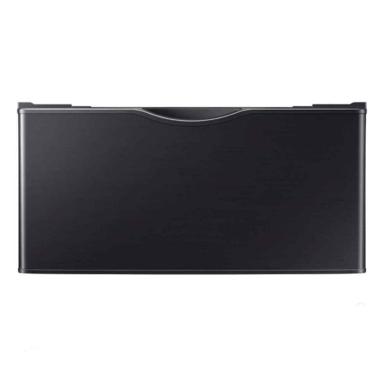 Samsung 27 in. Laundry Pedestal in Fingerprint-Resistant Brushed Black with Storage Drawer