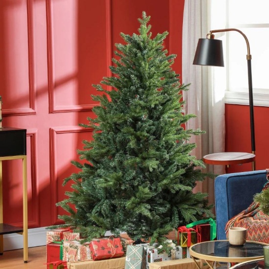 5 Ft Artificial Christmas Tree with Foldable Metal Stand