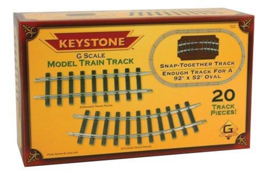 Keystone Curved Train Track Pieces