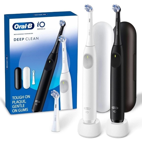 Oral-B Deep Clean Rechargeable Toothbrush, White/Black
