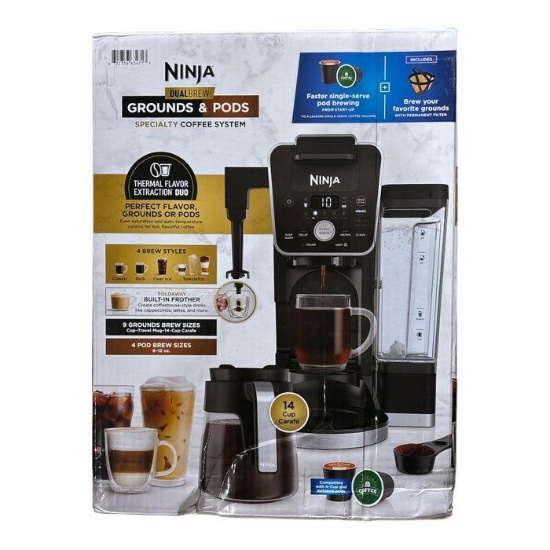 Ninja Dual Brew Grounds & Pods Specialty Coffee System
