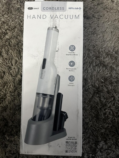 ePro Select Cordless Slim Hand Vacuum (white)