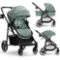 INFANS 2 in 1 Baby Stroller, and Reversible Bassinet