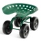 Costway Rolling Garden Cart Heavy Duty Workseat w/ 360 Swivel Seat -l