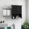 Costway Wall Mount Bathroom Cabinet Storage Organizer - black #HW66930BK