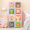 Costway Pink 8 Cube Baby Closet Organiser