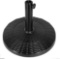 Yaheetech 22lbs Round Patio Market Umbrella Base Stand - black