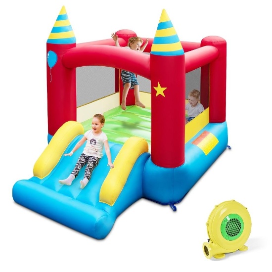 Costway Inflatable Bounce Castle Kids Jumping Bouncer Indoor Outdoor