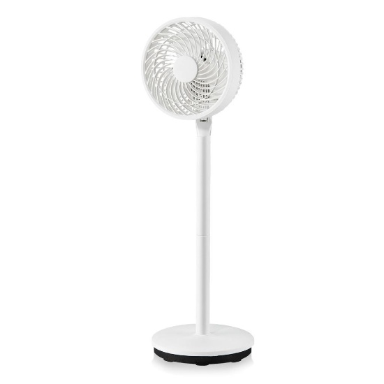 Costway 9'' Oscillating Pedestal Fan Portable Floor Fan #ES10088US-WH