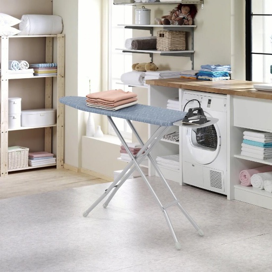 Giantex Ironing Board with Iron Rest, 48'' x 13.5'' - Carbon Steel
