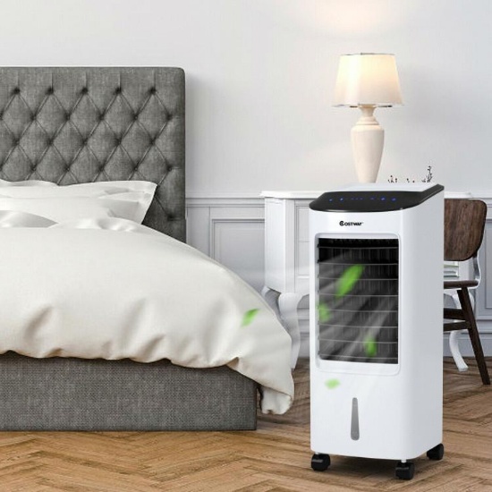 Evaporative Portable Air Cooler Fan Humidifier - White #EP23995