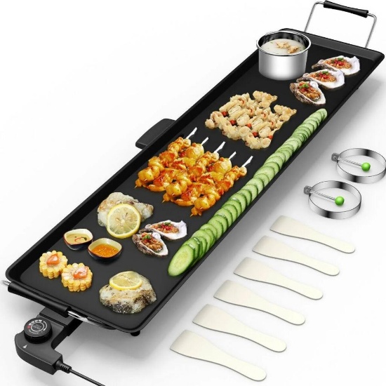 Costway 35 Inch Electric Griddle - black
