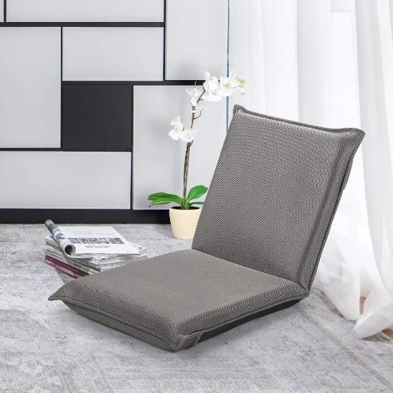 Giantex Floor Chair with Back Support - Grey