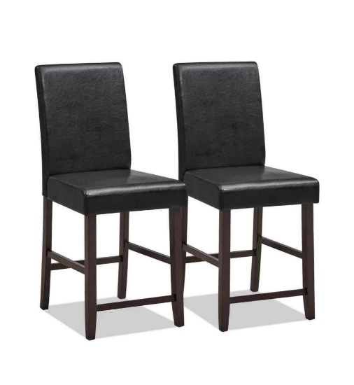 25 Inch Counter Height Set of 2 Bar Stools