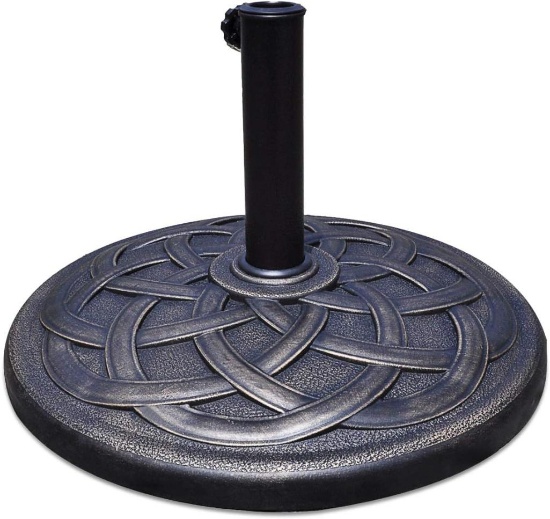 Giantex 43lbs Patio Market Umbrella Base - bronze