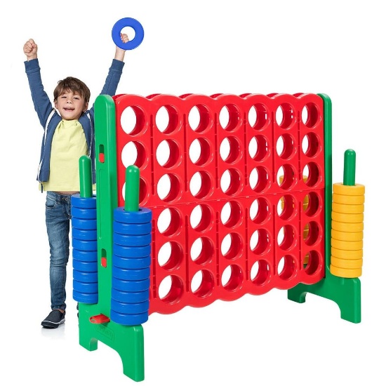 Costway Jumbo 4-to-Score 4 in a Row Giant Game Set