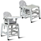 3 in 1 unisex Baby High Chair - Grey BB5604GR
