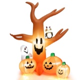Costway 8.0-ft Lighted Happy halloween Inflatable