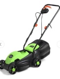 Corded Mower With Grass Bag Green ET10081GN
