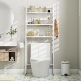 Giantex Over The Toilet Storage Shelf - 3-Tier Freestanding Above Toilet Rack White