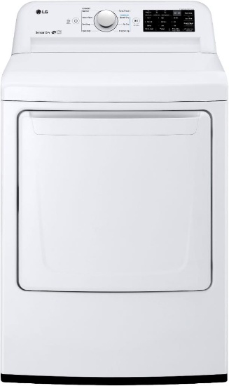 LG 7.3 Cu. Ft. Front Load Gas Dryer - White #DLG7101W
