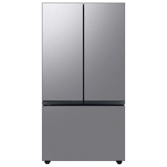 Samsung Bespoke 36in 3-Door French Door Refrigerator w/ Beverage Ctr - Stainless Steel #RF30BB6600QL