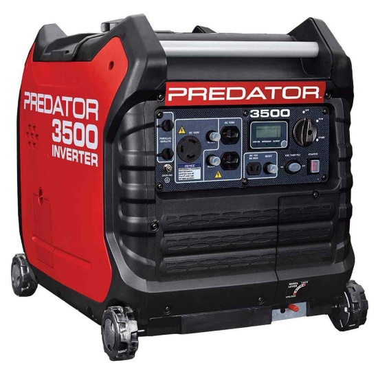 PREDATOR 3500 Watt Generator Super Quiet Inverter for Home RVs Camping Gas Power