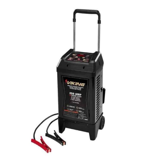 VIKING 250 Amp, 6/12V Wheeled Battery Charger
