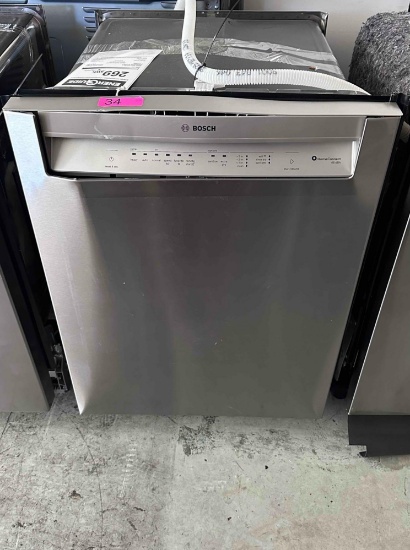 Bosch - 300 Series 24" Front Control Smart Built-In Tub Dishwasher