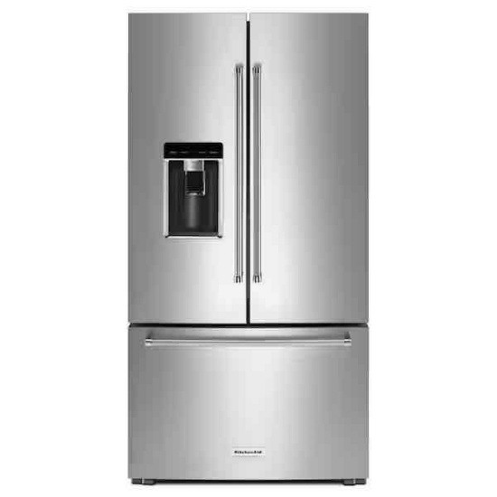 KitchenAid 23.8 cu. ft. French Door Refrigerator in PrintShield Stainless Steel